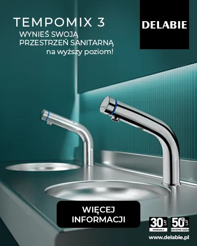 Delabie TEMPOMIX Technika sanitarna BIMs PLUS