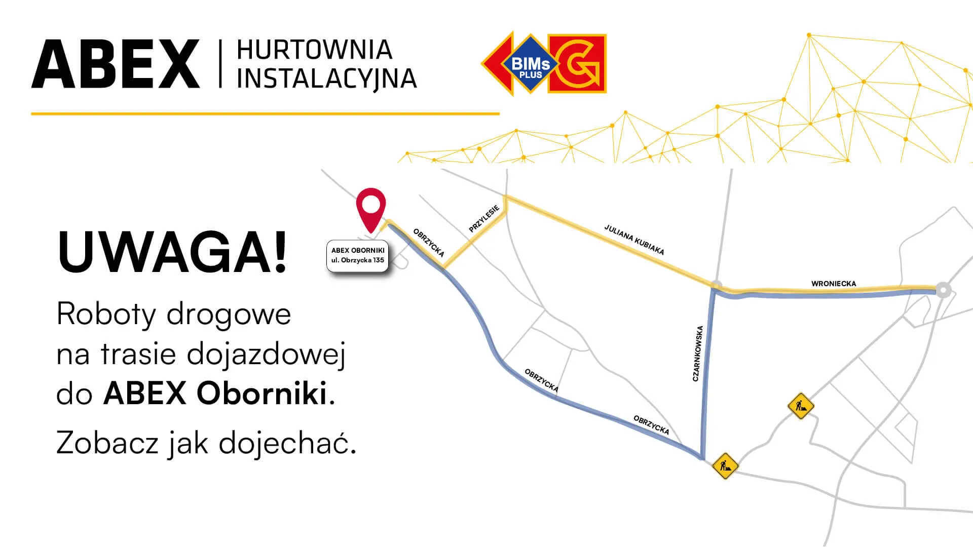 ABEX Oborniki - alternatywny dojazd