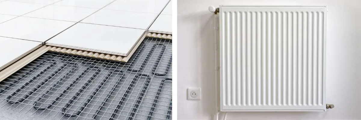 grzejnik vs ogrzewanie podlogowe